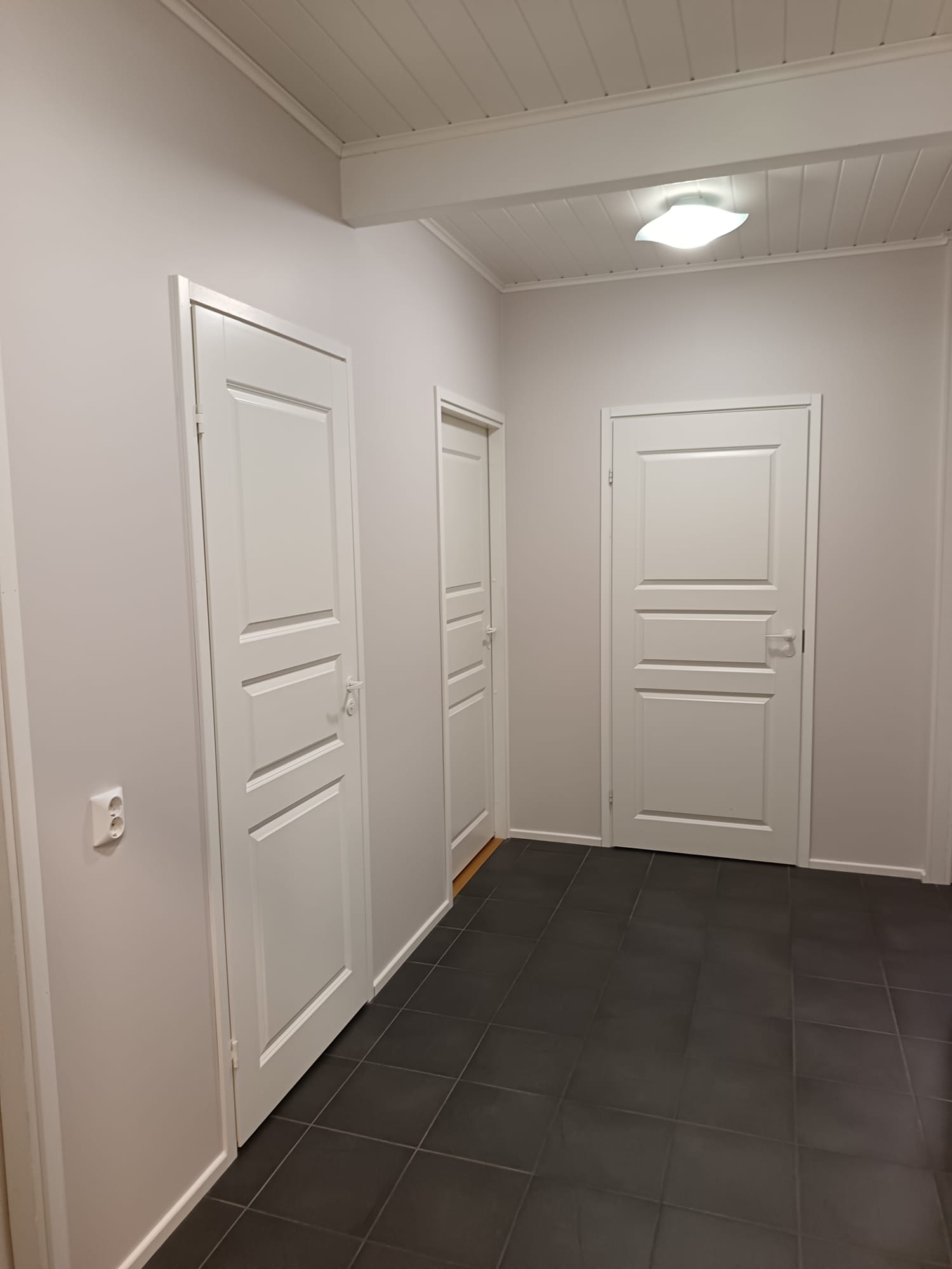 Valmis käytävä ja ovet
